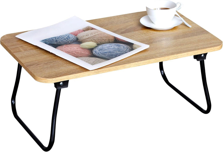 AKTIVE Max Home Klapptisch, 53 x 30 x 22 cm, Holz und Stahl, Bett-Tablett, Mehrzweck, Sofa, Laptop,