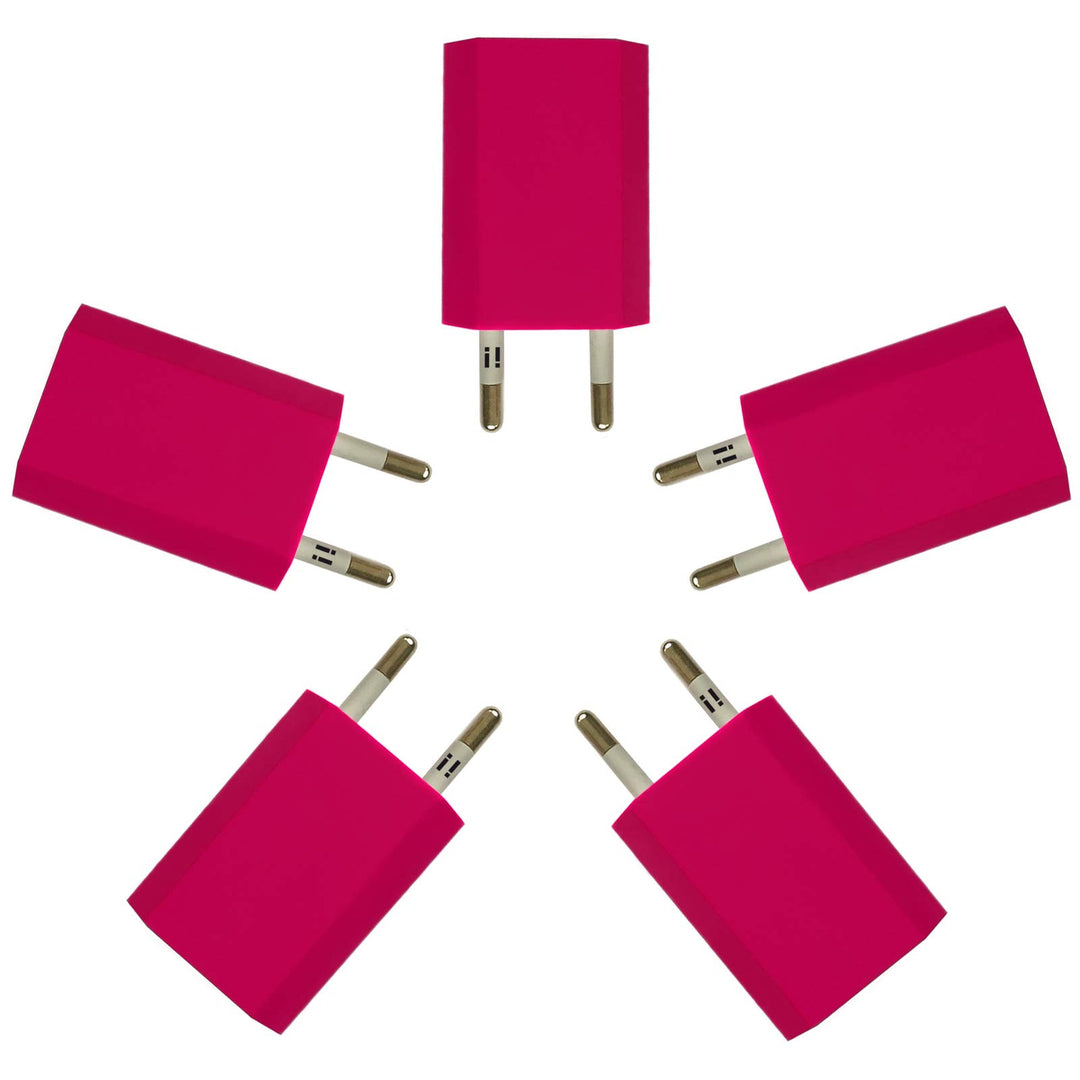 i! 5X USB Netzteil Set Ladegerät Steckdosenadapter Stecker 5V 1A kompatibel mit Universal iPhone 11