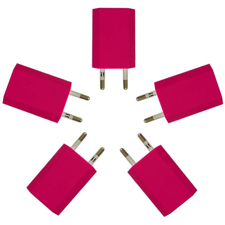 i! 5X USB Netzteil Set Ladegerät Steckdosenadapter Stecker 5V 1A kompatibel mit Universal iPhone 11