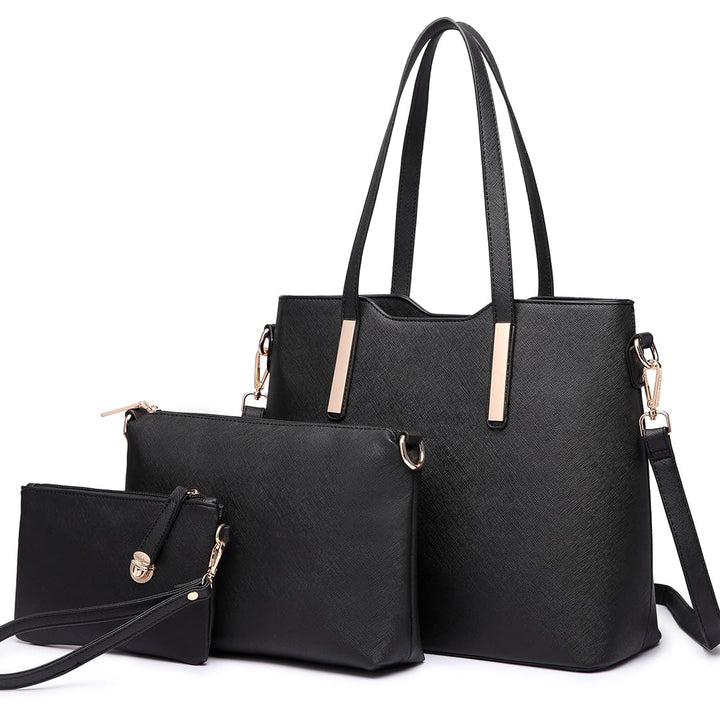 Miss Lulu Handtasche Damen Shopper Schultertasche Gross Henkeltasche Tragetasche Aktentasche Tasche