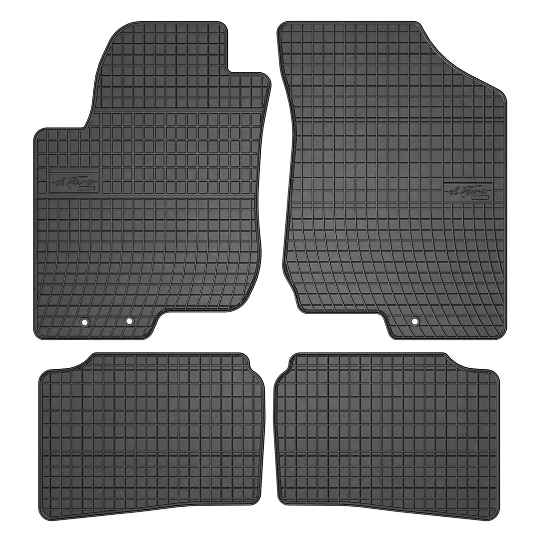 FROGUM EL Toro Gummimatten Ganzjähriges-Set von Autofussmatte Auto Fussmatten für Kia Ceed I 2006-20