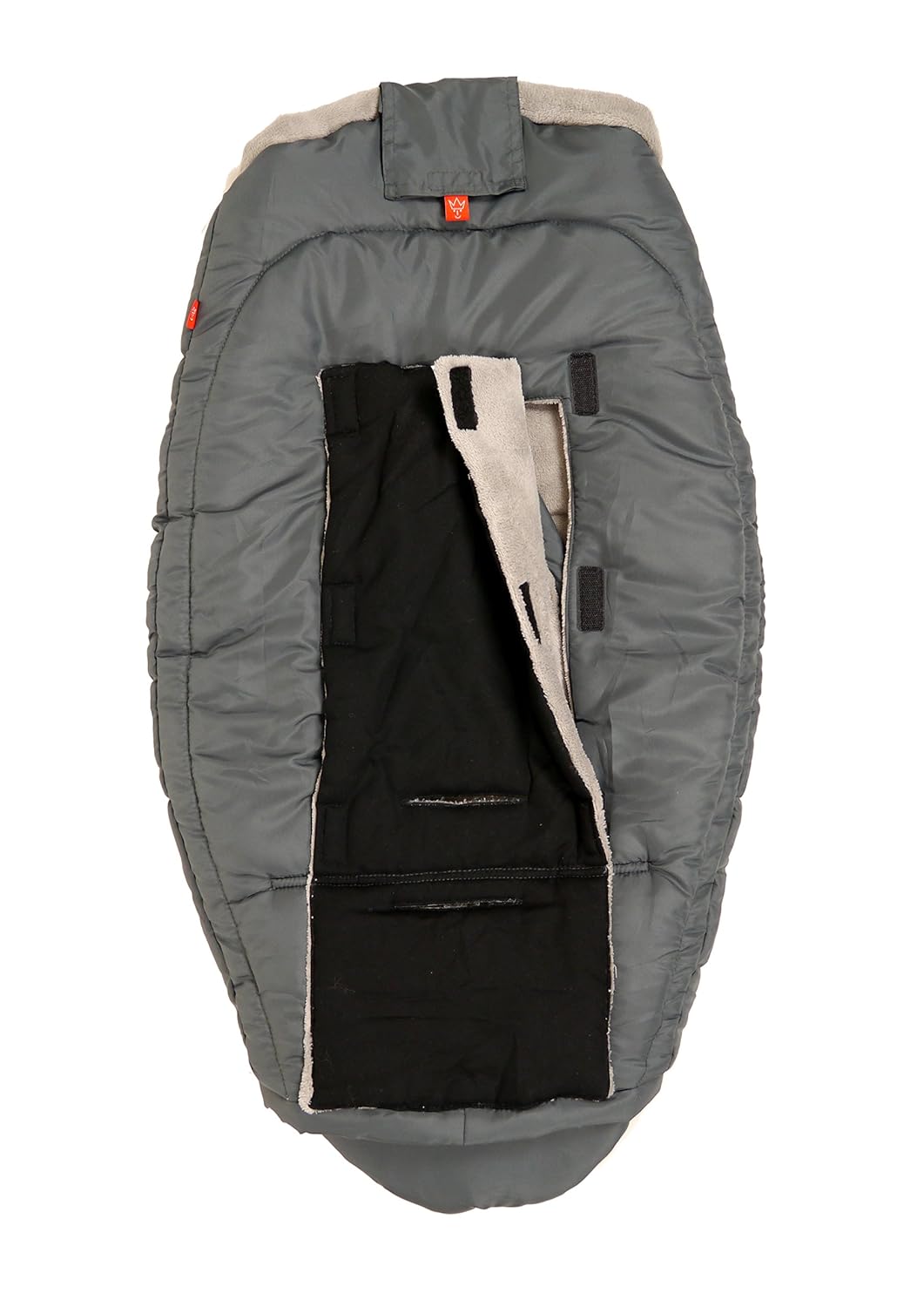 Kaiser 6535624 Einschlagdecke CooCoon, anthrazit, hellgrau/grau anthracite/light grey, anthracite/li