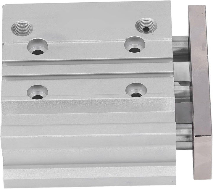 Luftzylinder Pneumatisch 3 Stangen Aluminiumlegierung 20 Mm Bohrung 40 Mm Hub Dual Action PT1/8
