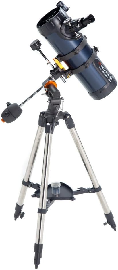 Celestron 31042 AstroMaster 114EQ Spiegelteleskop AstroMaster 114EQ Reflektor Teleskop, AstroMaster