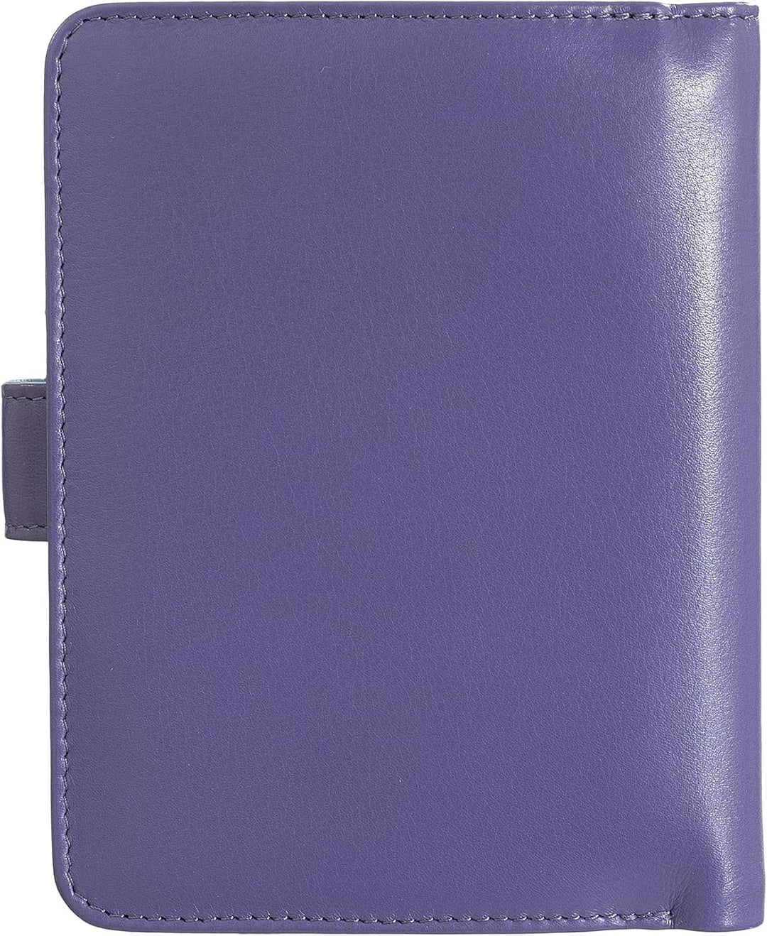 DUDU Mehrfarbiges Damenportemonnaie RFID in Leder Mauve, Mauve