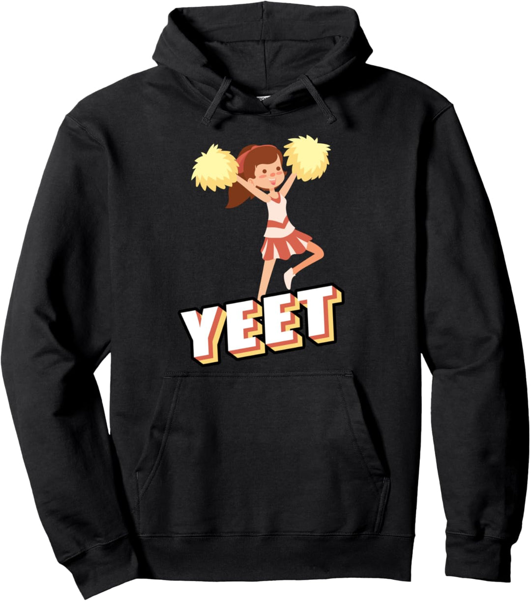 Yeet Cheerleader Gift Ideas Cheer Gifts Cheerleader Presents Pullover Hoodie