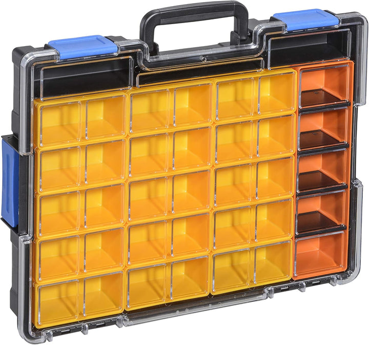 allit Kleinteilekoffer 454240 mit Verbindungsclips, herausnehmbaren Boxen und hochschlagfestem Decke