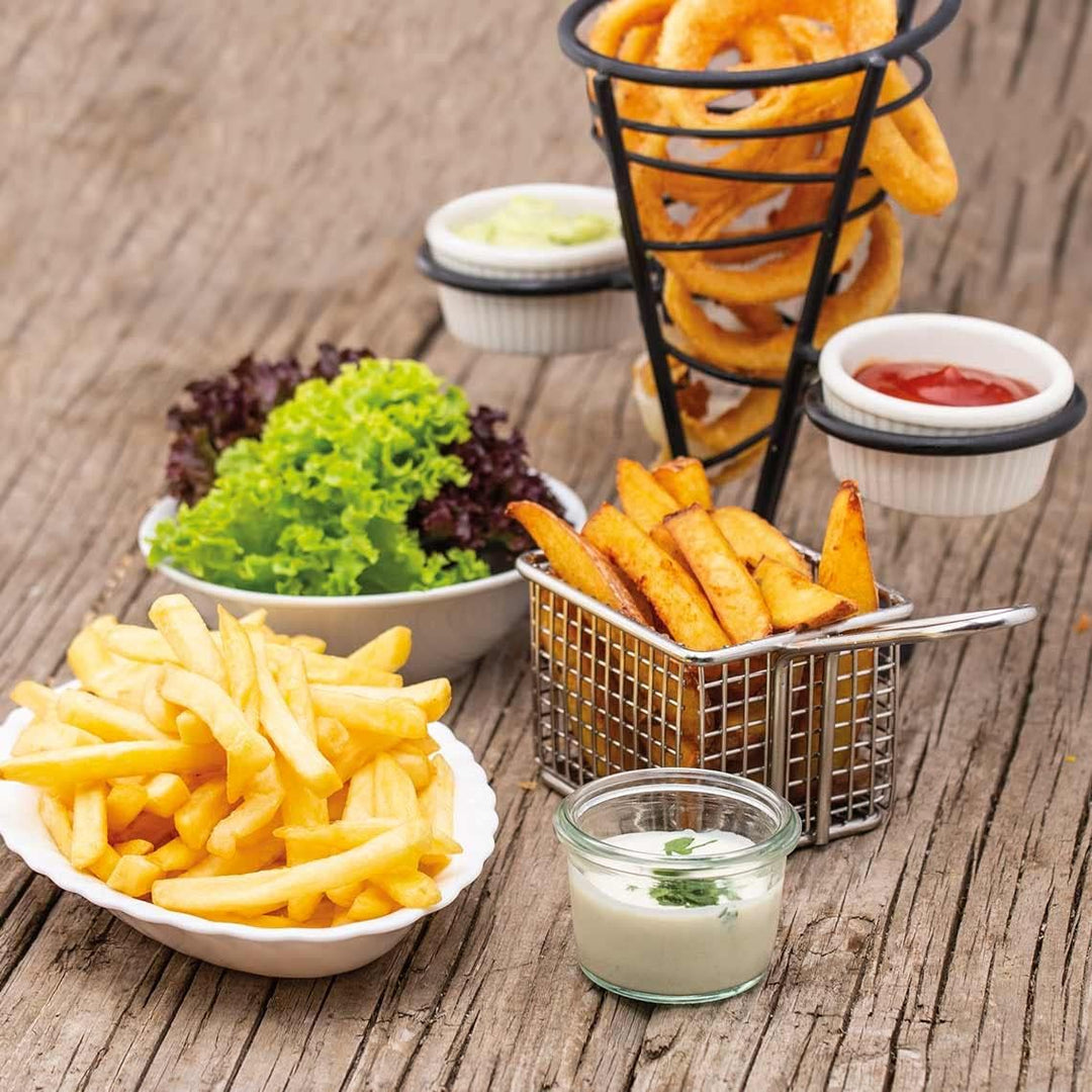 PowerXL Air Fryer Multi-Function Deluxe – Heissluft-Fritteuse zum Frittieren ohne Öl – 6-in-1 auch a