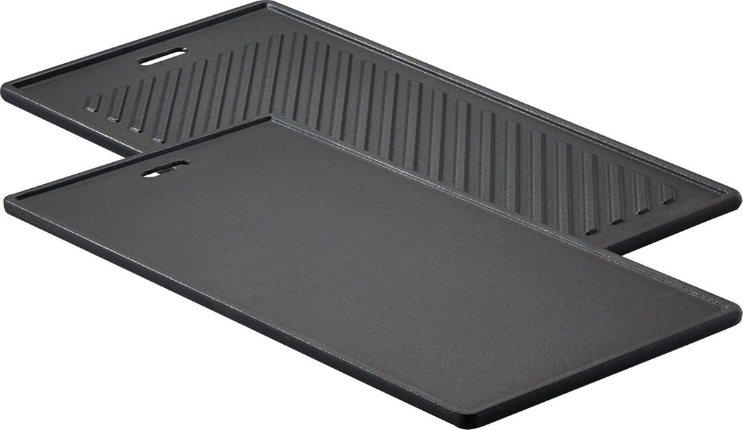 RÖSLE VIDERO, Hochwertige Grillplatte aus Gusseisen für Fleisch und kleine Grillstücke, Grillbrandin