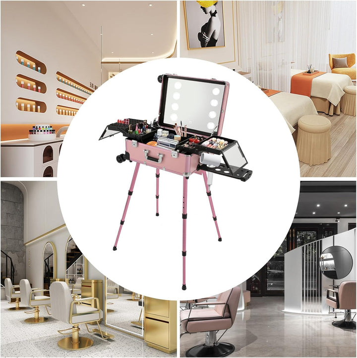 Kosmetikkoffer Makeup Koffer Trolley Beauty Case Schminkkoffer Friseurkoffer,Kosmetikkoffer Professi
