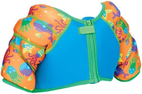 Zoggs Girls Water Wings Vest 1-2 Years / 11 - 15kg Blue, 1-2 Years / 11 - 15kg Blue
