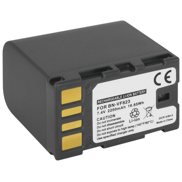 Ersatz-Akku BN-VF823 für JVC GR-D... / GZ-HD... / GZ-MG... / GZ-MS... / GY-HM100 / GS-TD1 - Siehe Ko