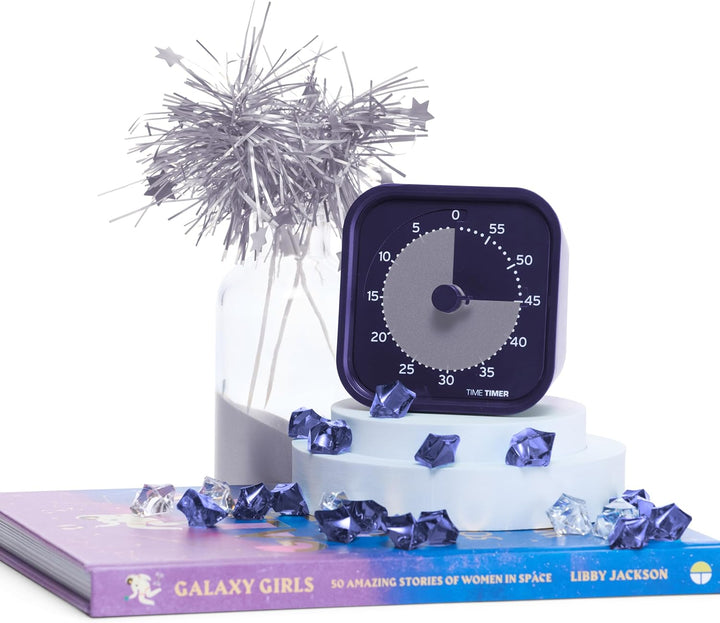 TIME TIMER MOD Home – Metallic Series – Individuelle Grösse, 60 Minuten visueller Countdown-Timer fü
