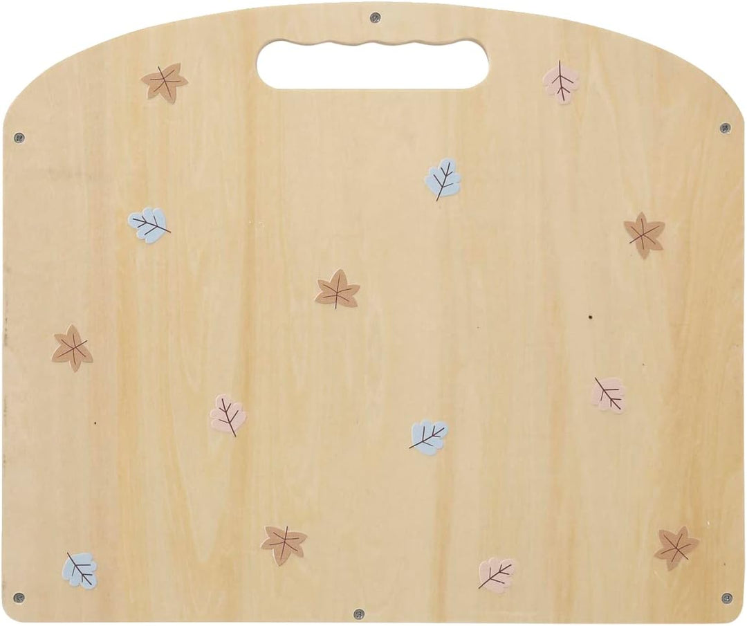 VERTBAUDET Zaubertafel Waldfreunde aus Holz FSC® Ecru TU gebrochenes weiss, gebrochenes weiss