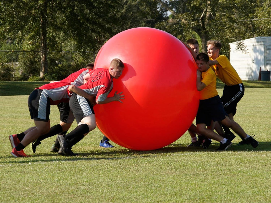 GYMNIC Mega Gymnastikball 180 cm Durchmesser rot - rot, 180 cm Durchmesser rot - rot