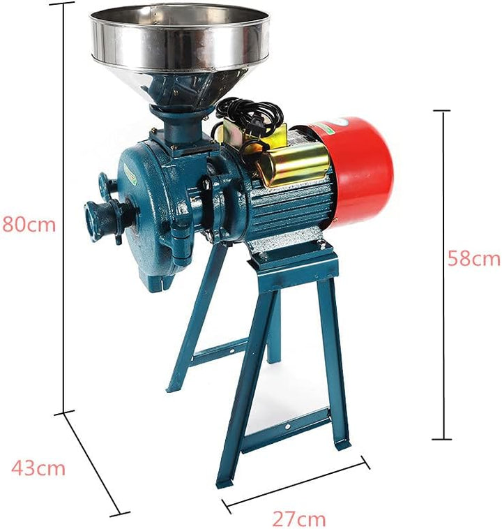 1500W elektrische Mühle Maschine Trockengetreide Mühle Reismais Getreide Kaffee Weizenmühle Pulver M