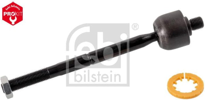 febi bilstein 39863 Spurstange mit Endstück, Mutter und Sicherungsmutter , 1 Stück Vorderachse links
