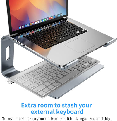 Bewahly Laptop Ständer, Ergonomisch Notebook Ständer, Aluminium Halter, Halterung, Stand für MacBook