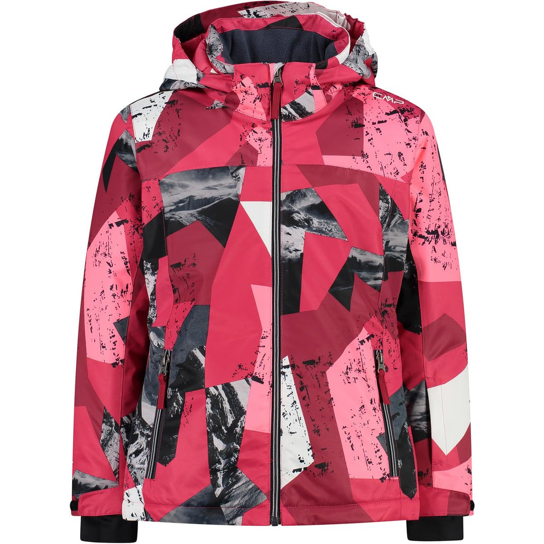 CMP Mädchen Skijacke 39w2085 Jacke 104 Fuxia-anemone-glanz, 104 Fuxia-anemone-glanz