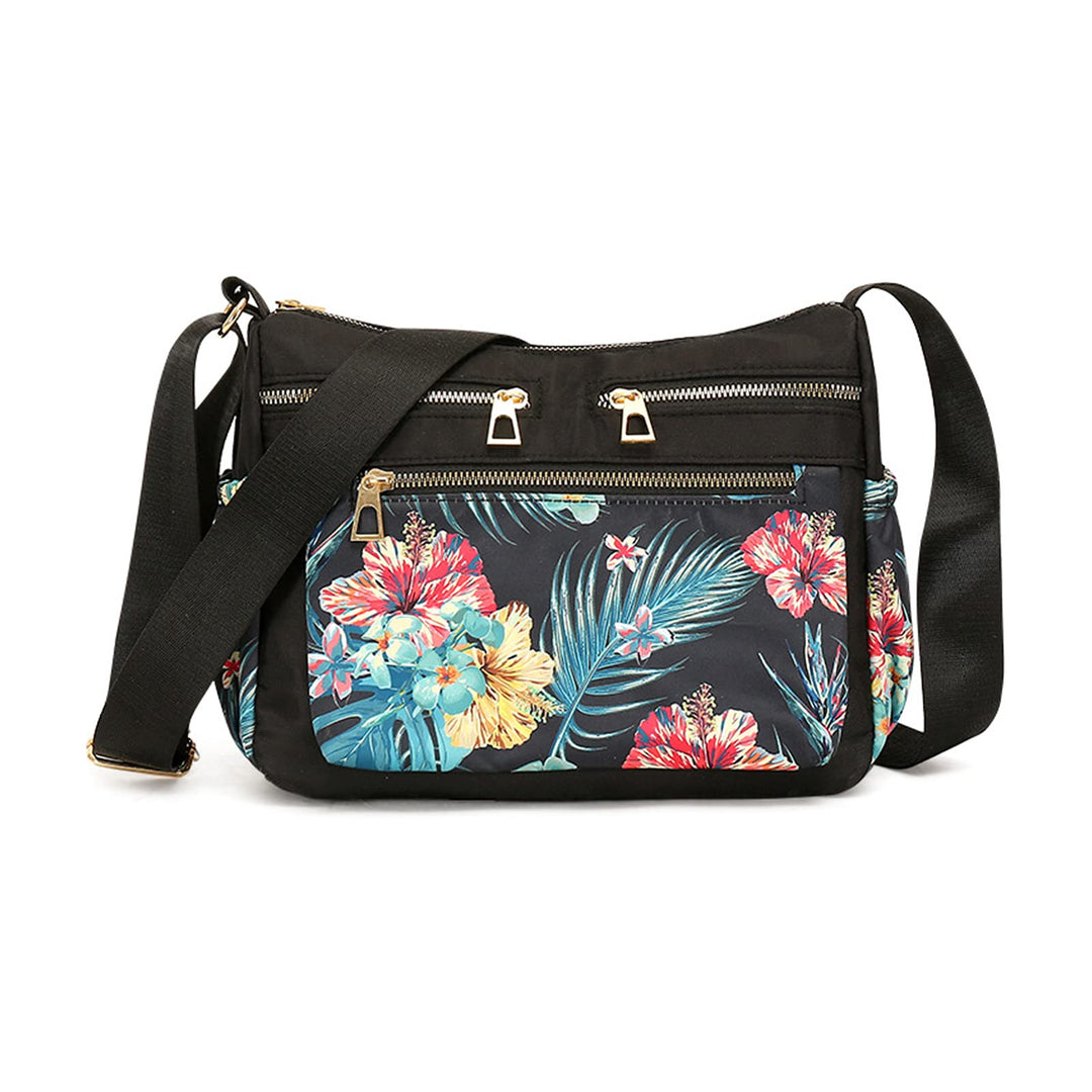 PORRASSO Damen Mode Umhängetasche Multi-Tasche Schultertasche Mädchen Nylon Handtasche für Reisen Ei