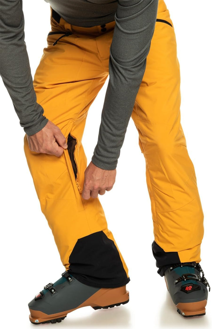 Quiksilver Herren Wanderhose Boundry XS Mineral Yellow, XS Mineral Yellow