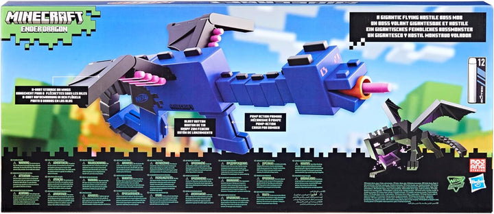 Nerf Minecraft Ender Dragon Blaster und 12 Nerf Elite Darts