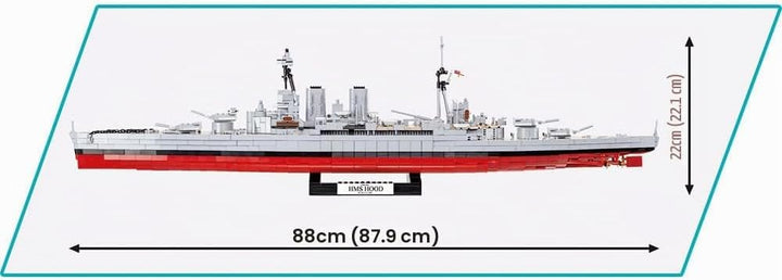 Cobi COBI 4830 Historical Collection WWII HMS HOOD 2613 klocków, Mittel