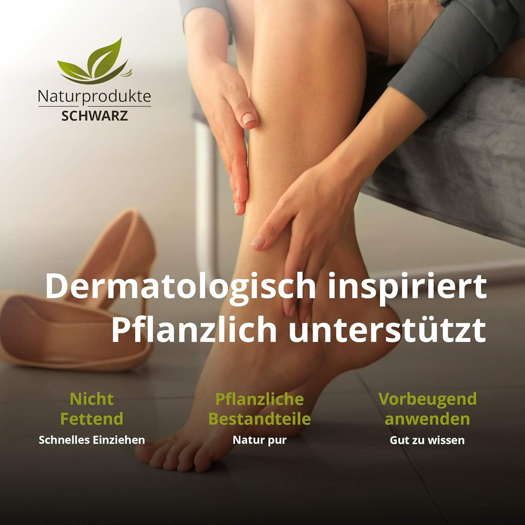 Naturprodukte Schwarz - FuPi Creme - Mit Teebaumöl und Manukaöl - Zur Fusshygiene - Hautpflege bei J