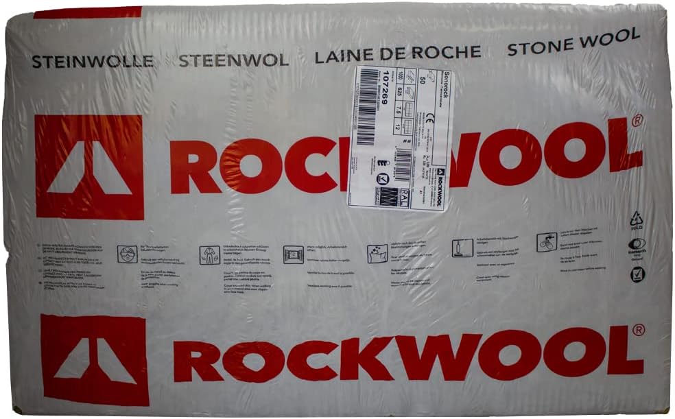 Rockwool Sonorock Trennwandplatte 60mm 5,625m² Dämmplatte Steinwolle Trockenbau Dämmung