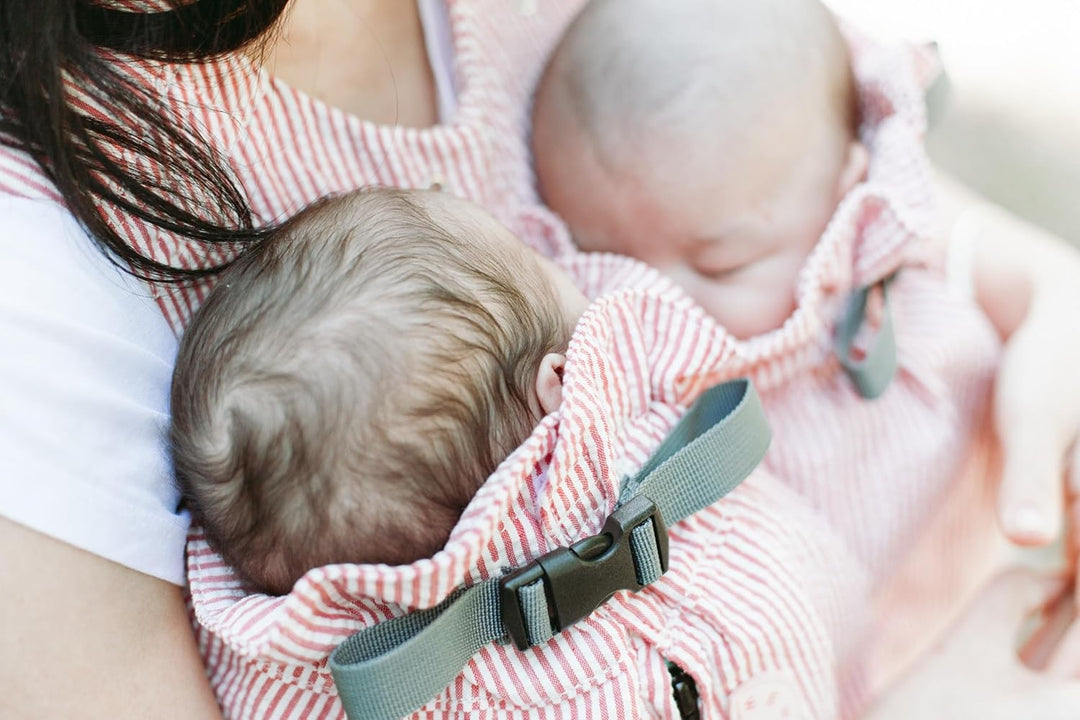 Weego TWIN – Die Original Babytrage für Zwillinge direkt nach der Geburt (bereits ab 1.800 Gramm) -