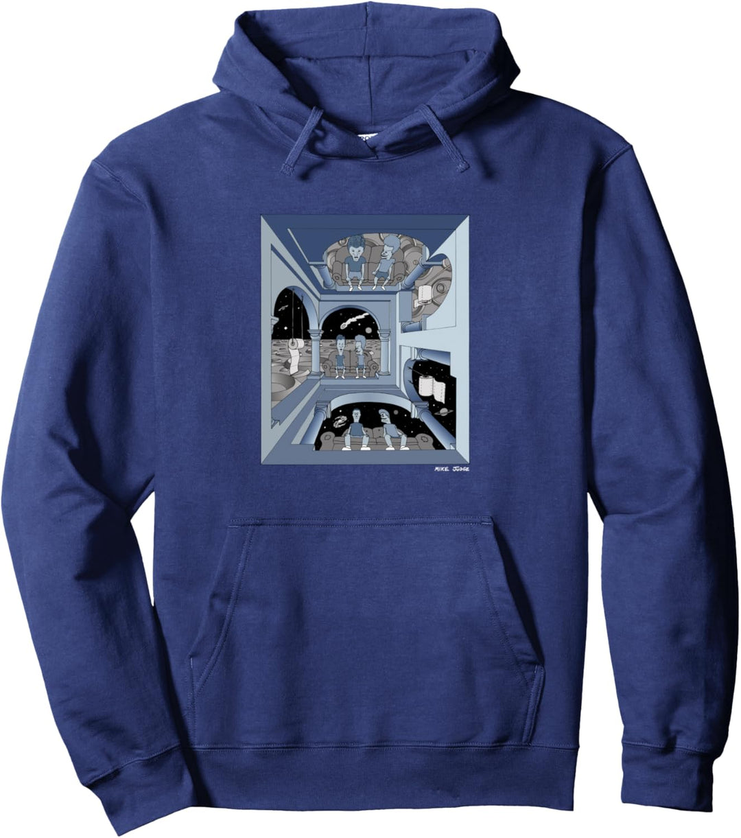Beavis and Butt-Head Escher Style Pullover Hoodie