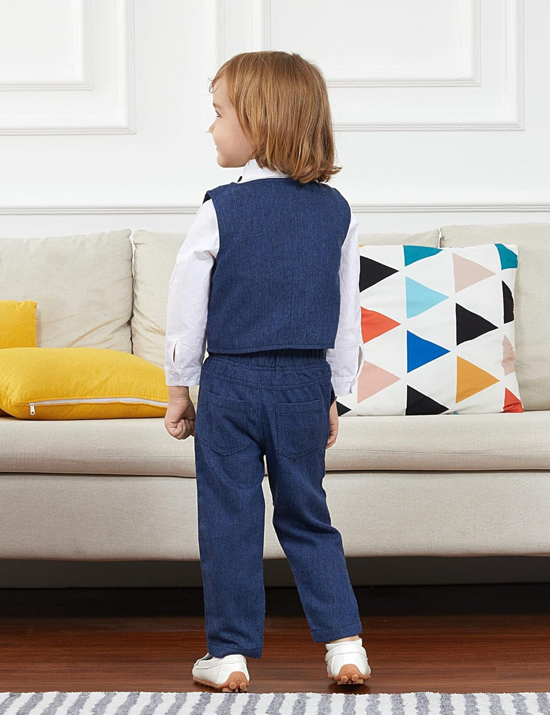 mintgreen Baby Junge Kleidung Formell Anzug Set Blau 4-5 Jahre, Blau 4-5 Jahre