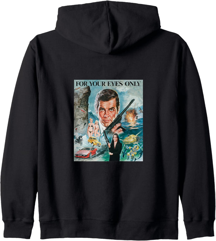 Offizielles James Bond 007 For Your Eyes Only Kapuzenjacke