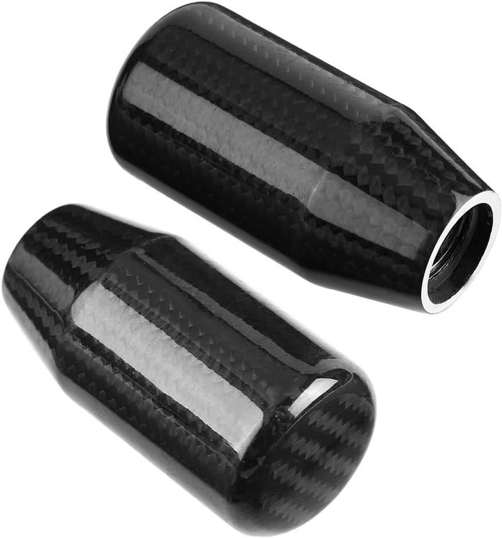 Headerbs Schaltknauf, Auto Modifizierter Kohlefaser-Ständerkopf Schalthebelknaufkopf Wave Stick Scha