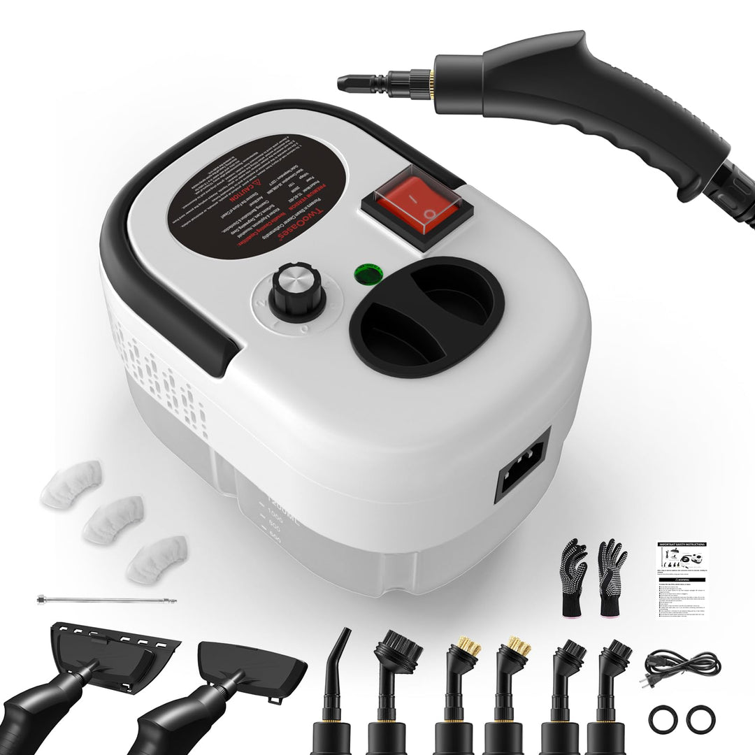 Dampfreiniger Handgerät, Dampfreiniger, 1,2L Wassertank, Tragbarer Steam Cleaner, Multifunktions Dam