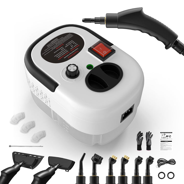 Dampfreiniger Handgerät, Dampfreiniger, 1,2L Wassertank, Tragbarer Steam Cleaner, Multifunktions Dam