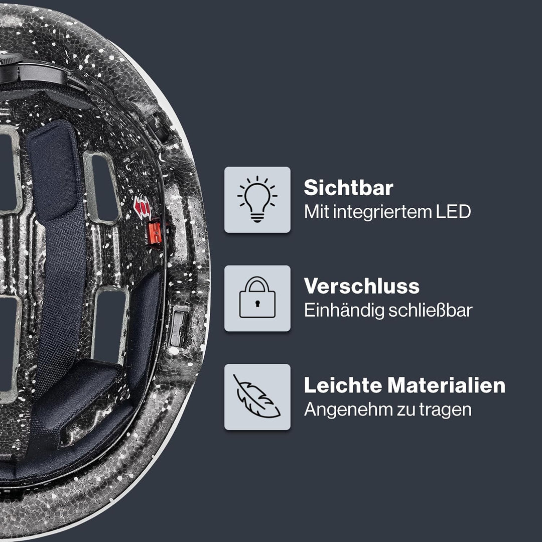 Uvex City 4 Fahrrad Helm matt weiss 2024 58-61 cm, 58-61 cm