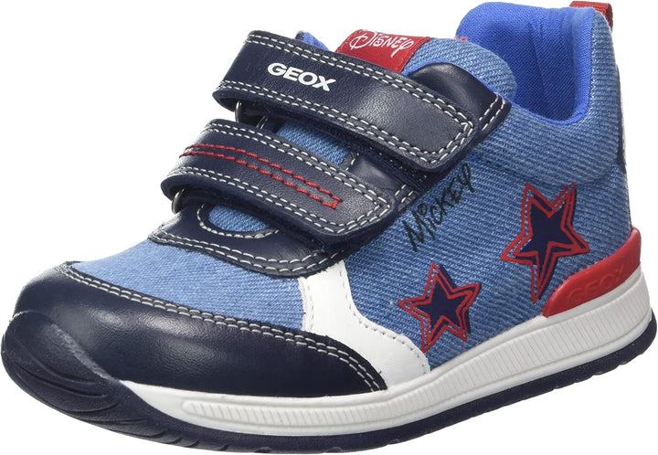 Geox Baby-Jungen B Rishon Boy B Erste Schritte 18 EU Avio Red, 18 EU Avio Red