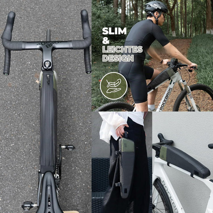 ROCKBROS Fahrrad Rahmentasche Ultraleichte Fahrradtasche, Lenkertasche aus Umweltfreundliches Materi