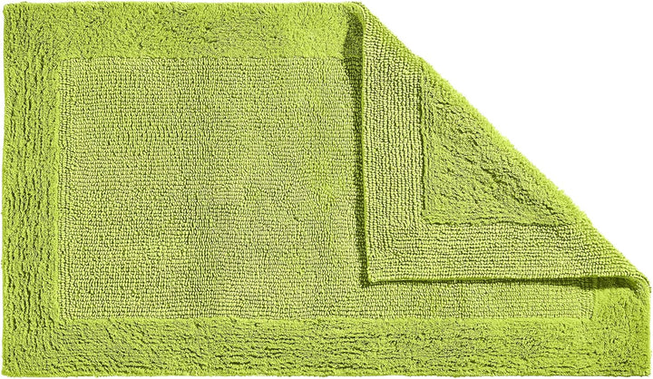 Erwin Müller Badematte, Badteppich Uni Serie Stuttgart apfelgrün Grösse 60x100 cm - extra dick, hohe