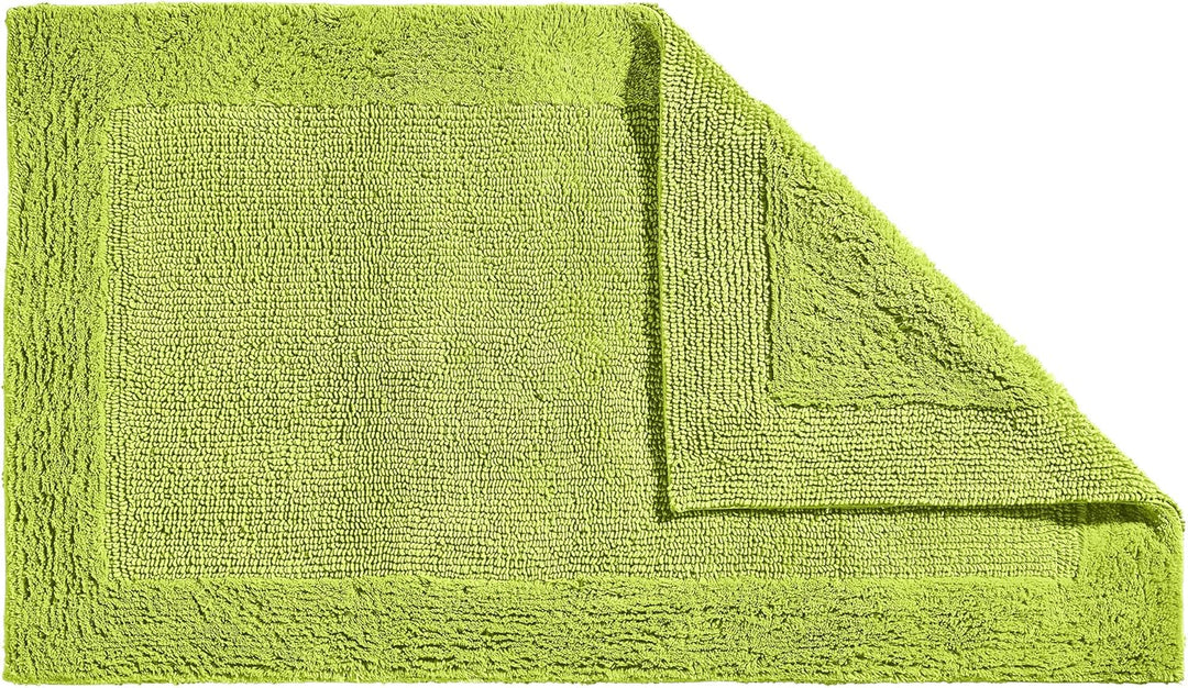 Erwin Müller Badematte, Badteppich Uni Serie Stuttgart apfelgrün Grösse 60x150 cm - extra dick, hohe