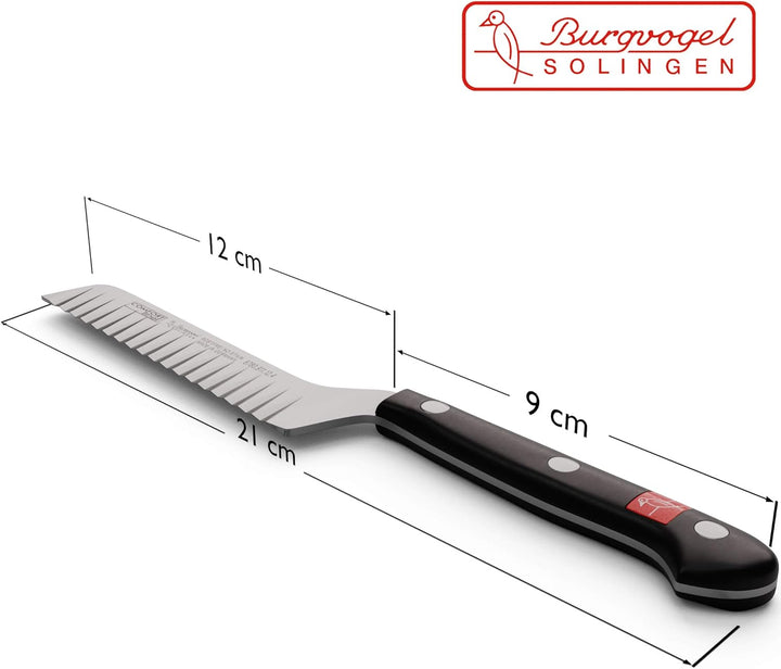 Burgvogel Solingen Comfort Line scharfes Buntschneidemesser geschmiedet 12 cm, rostfrei, spülmaschin