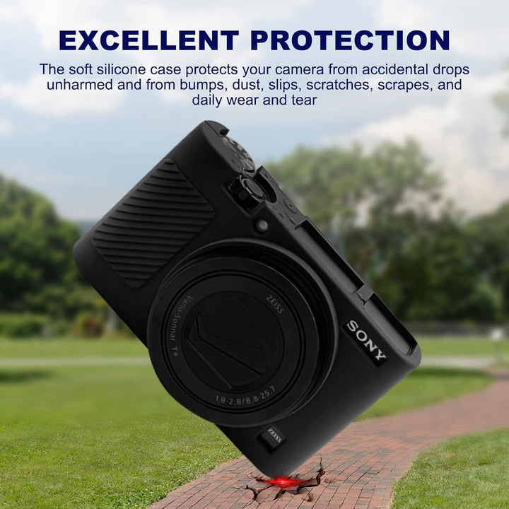 Easy Hood Schutzhülle Kameratasche für Sony RX100 VII, Kamera Silikon Hülle Tasche Leichtem Weichem