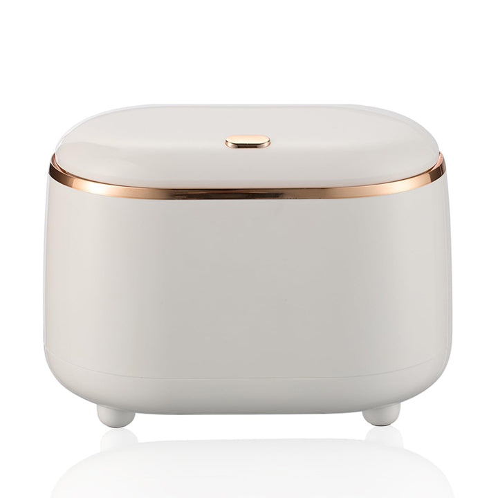 Tischmülleimer, Klein Tisch Mülleimer mit Deckel 2L, Mini Tischabfalleimer für Schlafzimmer, Esszimm