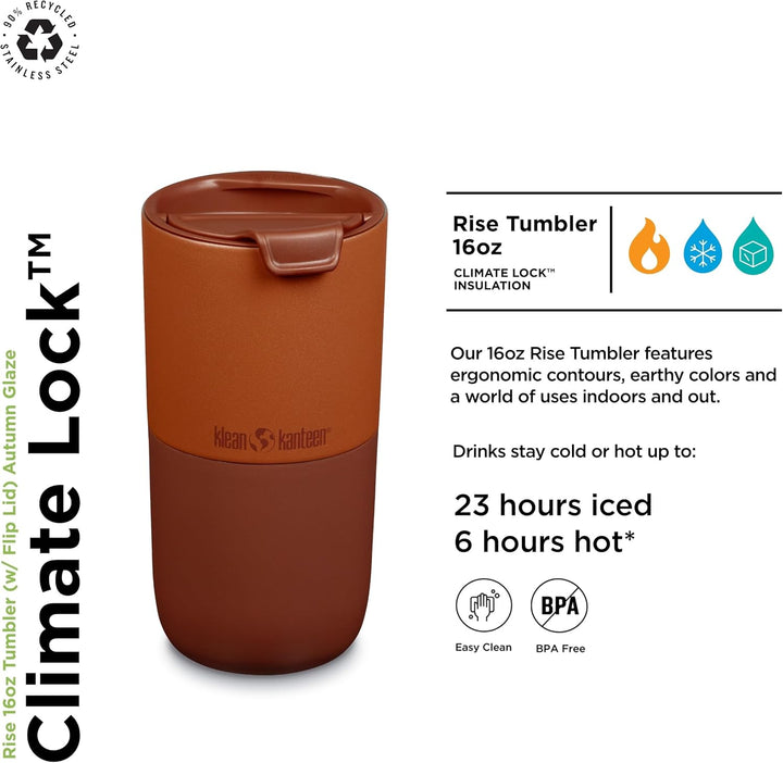 Klean Kanteen Tumbler Autumn Glaze 16oz, Autumn Glaze 16oz