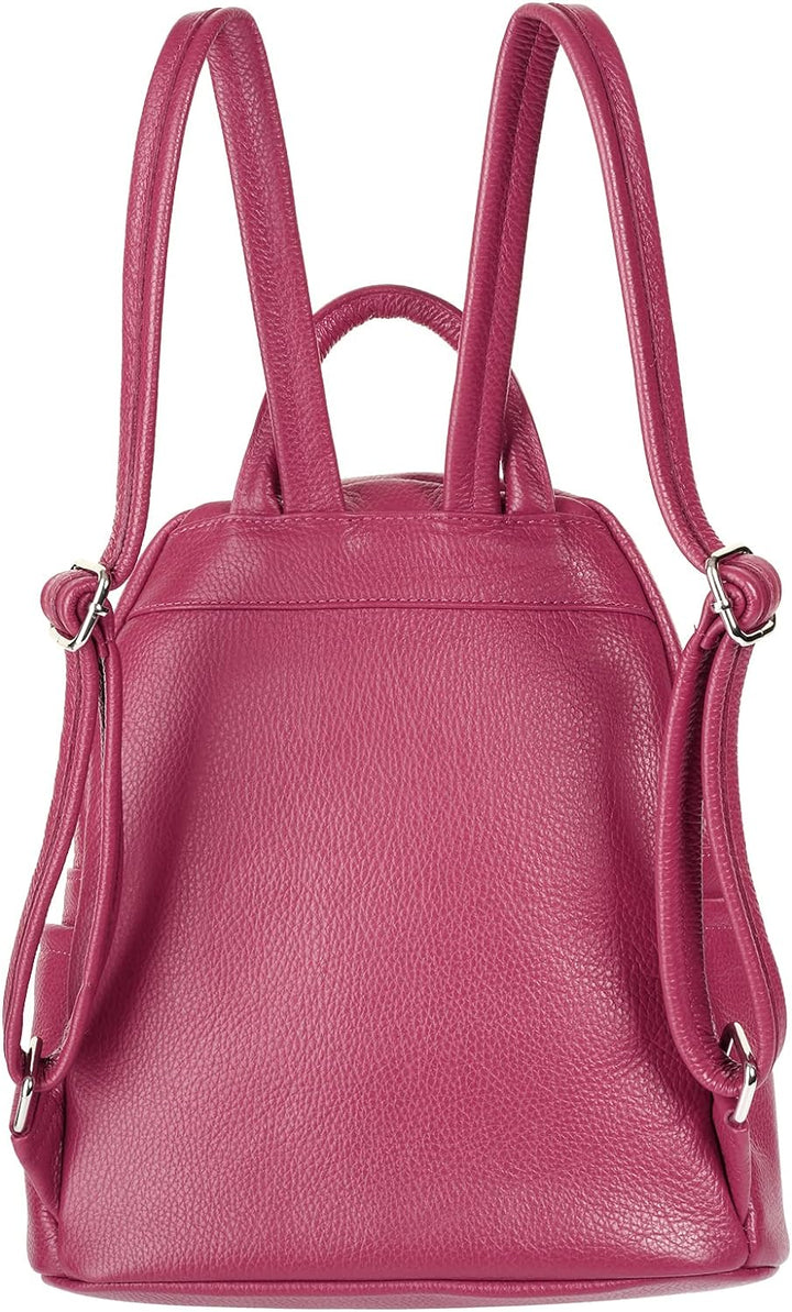 Samantha Look Rucksack Echt Leder pink Damen - 021678