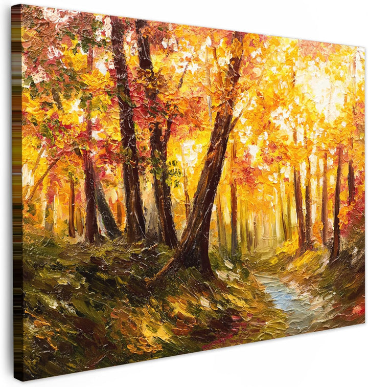 MuchoWow© Leinwand 80x60 cm Deko Schlafzimmer Aesthetic Leinwandbilder Wohnzimmer Gemälde Foto Gesch
