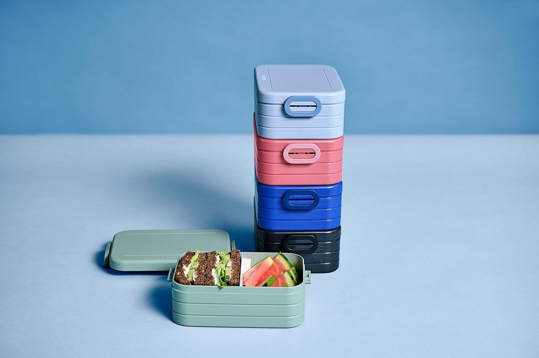 Mepal - Lunchbox Take a Break Midi - Brotdose To Go - Für 2 Sandwiches oder 4 Brotscheiben - Meal Pr