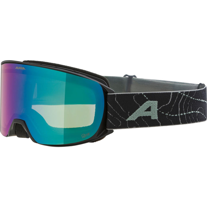 ALPINA Nakiska - hochwerte Skibrille mit kontrastverstärkender Scheibe, Beschlagfreie Sicht und gute