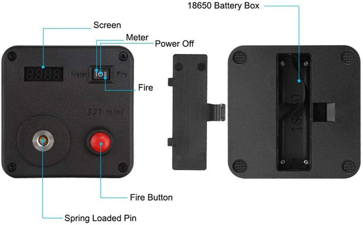 Leeko Spule DIY Werkzeug Kit V3, Wickelzubehör-Set mit Wickelhilfe (V4) /Mini Ohm Reader/Pinzette/Hi